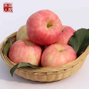 新鲜苹果水果苹果山东烟台苹果栖霞苹果红富士小苹果5斤包邮礼盒