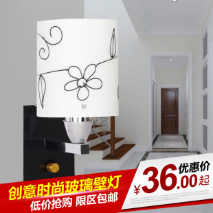现代简约 创意时尚 LED单双头壁灯客厅卧室床头楼梯过道阳台灯具