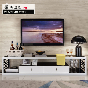 时尚钢化玻璃电视柜小户型客厅简约电视机柜家具