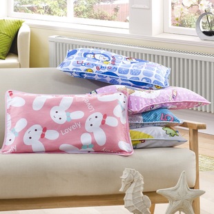 儿童纯棉枕头幼儿园1-3-6岁宝宝护颈靠枕定型枕芯 送全棉卡通枕套