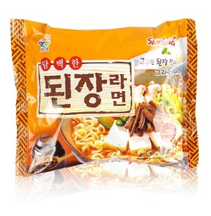 韩国原装进口 九日韩国大酱面方便面 三养大酱汤面零食品5包装