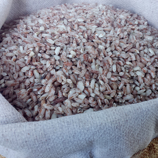 元阳哈尼梯田红米2.5kg麻布袋云南大米5斤装糙米不抛光原生态大米