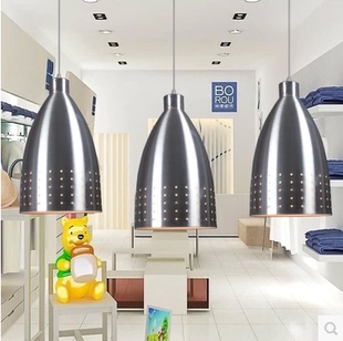 现代理发店发廊过道吊灯 吧台餐听时尚简约个性铝材吊灯灯罩