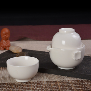 快客杯 陶瓷功夫茶具 一壶二杯 旅行茶具套装便携陶瓷茶具特价