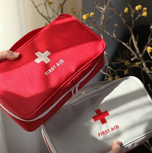 韩国时尚旅行便携手提医药包急救包药包杂物整理收纳包大号