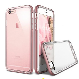 韩国VERUS苹果iPhone6S手机壳透明6splus手机壳边框硅胶套玫瑰金