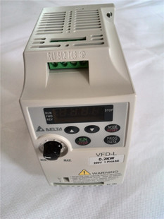 现货供应台达变频器VFD001L21A多功能简单型单向100w