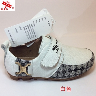 正品台湾红蜻蜓RD男小童皮鞋真皮休闲鞋时尚真皮男小童皮鞋55402