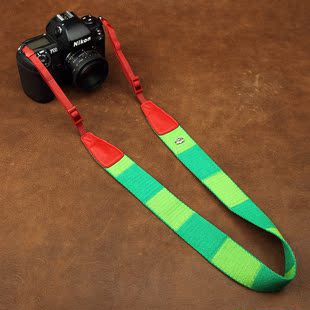 cam-in 绿色风通用型 单反数码照相机背带 微单摄影肩带cam8177-2
