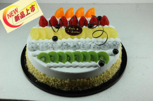 精美水果塑胶蛋糕模型新店开业蛋糕模型 蛋糕店仿真蛋糕样品
