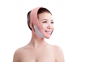 日本正品cogit瘦脸神器绷带防下垂小颜提拉V脸面罩