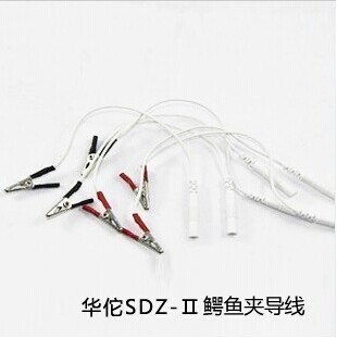 华佗牌电针仪SDZ-II 6路电子针灸仪配件输出锷鱼夹电针仪导线单只