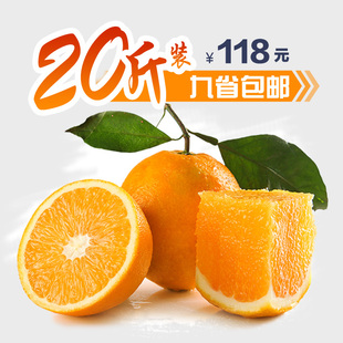江西赣南脐橙20斤装精品果 信丰现摘纯天然新鲜榨汁水果橙子 包邮