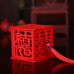 喜糖盒子创意中式木质结婚喜糖盒方形礼盒中国风糖盒婚礼婚庆用品