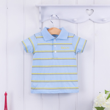 bebini芘芘昵夏季宝宝短袖t恤纯棉婴儿儿童短袖男童polo衫短袖T恤