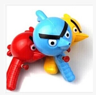 卡通玩具水枪 戏水玩具 愤怒的小鸟水枪 会喷水的小鸟