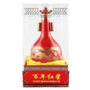 北京红星二锅头 百年红花瓷二锅头38度500ml 清香型白酒 老酒