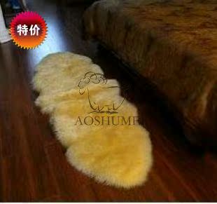 冬季纯羊毛地毯床毯坐垫沙发垫飘窗毯皮毛一体整张羊皮卧室客厅