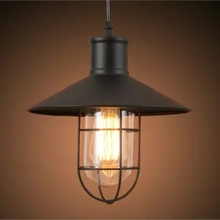 美式创意工业吊灯复古怀旧餐厅客厅个性铁艺鸟笼吊灯北欧乡村灯具