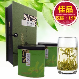 新茶2015年黄山毛峰绿茶茶叶春茶特价包邮200g精美礼盒包装