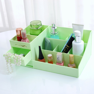 韩国创意多功能塑料梳妆台大容量化妆护肤品收纳盒抽屉式浴室盒子