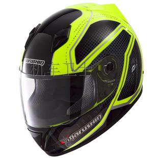 德国MARUSHIN 马鲁申马鲁森摩托车头盔778RS 黄电报玻璃钢全盔