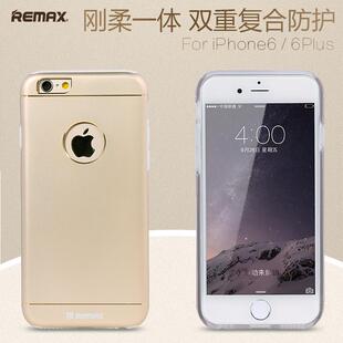 Remax iphone6 plus手机壳 苹果6金属外壳 保护套 硅胶超薄金属边