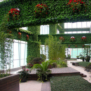 仿真草坪人造草坪仿真植物墙草皮绿色加密塑料装饰立体墙壁挂阳台