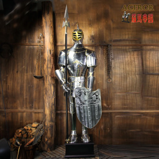 仿古酒吧装饰/咖啡馆摆设/中世纪骑士盔甲武士模型/盔甲模型B7820