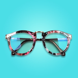 2015 新款复古圆框防辐射眼镜近视眼镜框架装饰镜箭头电脑眼镜