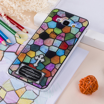 设计感三星A8手机壳GalaxyA8保护套塑料耐磨卡通个性创意浮雕潮硬