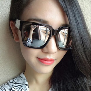 2015大牌韩国复古潮人太阳镜男女款黑超大方框修脸型墨镜遮阳镜女