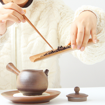 心悟茶堂 功夫茶具配件 竹制茶夹茶针茶勺茶则套装茶艺组合茶道