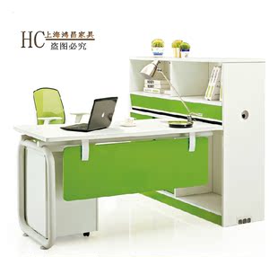上海鸿昌办公家具单人位钢架职员办公桌经理桌主管桌包邮