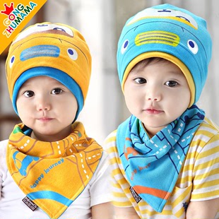 新款儿童帽子宝宝女童秋季婴儿帽秋冬3个月-1岁宝宝帽男 潮 1-3岁