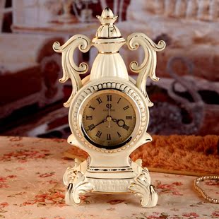 包邮奢华欧式复古陶瓷静音台钟客厅时尚家居装饰钟表座钟创意时钟