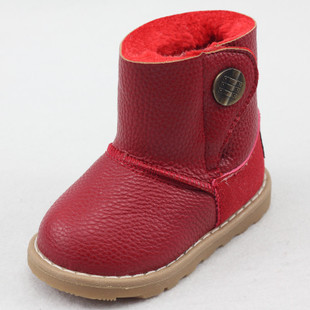 2014新款童鞋翻毛儿童雪地靴女童男童儿童靴子防滑棉鞋棉