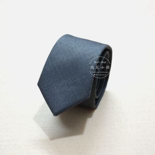 欧尼小铺/原创定制 韩版商务正装灰色西服领带男士 工作面试 结婚