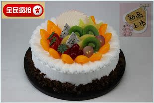 精美水果蛋糕模型 仿真生日蛋糕模型 新店开业庆典活动展示蛋糕