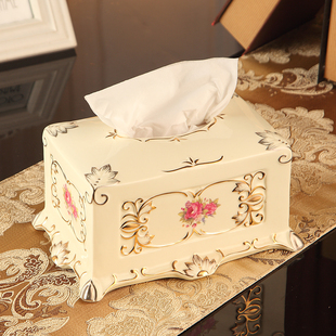 欧式奢华抽纸盒客厅高档现代简约纸巾盒餐桌酒店KTV抽纸巾盒包邮