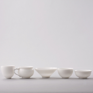 德化白瓷茶杯陶瓷茶具个人杯品茗杯主人杯小单杯