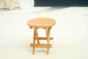 竹制小板凳 竹凳子儿童凳洗衣凳实木凳子 钓鱼凳折叠凳洗脚凳包邮