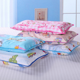 儿童小学生护颈枕决明子保健枕带卡通全棉枕套舒适帮助睡眠 包邮