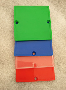 厂家低价直销装修施工彩色接线盒保护内盖板PVC塑料管件86型定制
