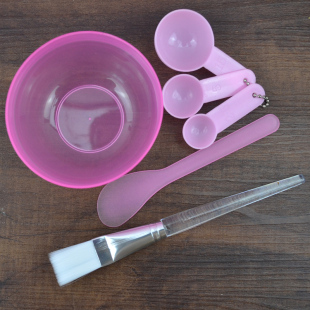 面膜碗 套装 美容工具四件套面膜碗 美容碗 DIY美容大小号