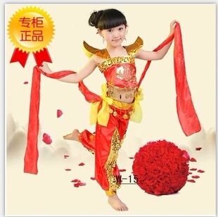 儿童打鼓服演出服财神娃娃中国风男女童民族肚兜灯笼舞蹈表演服装