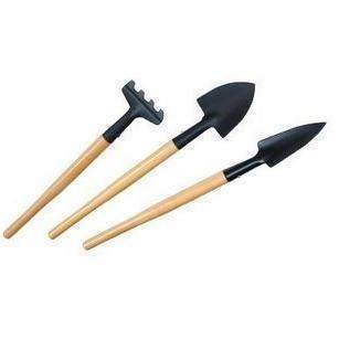淇航 迷你工具 迷你园艺三件套 小铁铲 耙 锹 家庭种花必备工具