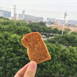 台湾御家族法式小吐司 小S康熙來了推荐面包干奶油味香蒜黑胡椒味