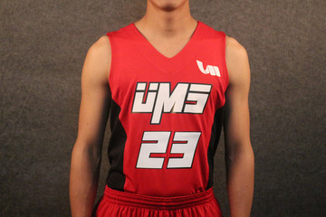 红色篮球服套装diy篮球比赛训练服套装印字号 空板