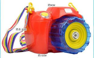 儿童自动泡泡机灯光音乐照相机电动泡泡枪吹泡泡玩具 海阳之星
